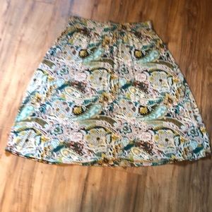 So comfy mid length skirt